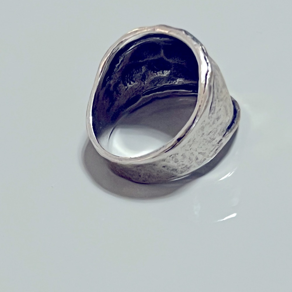 Or Paz Sterling Silver 925 Saddle Ring like new Size 9.5 - Picture 2 of 9